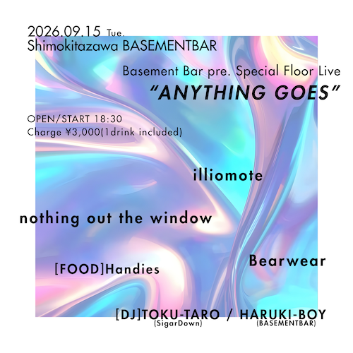 ANYTHING GOES フライヤー