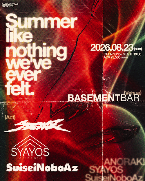 Summer like nothing we’ve ever felt. フライヤー