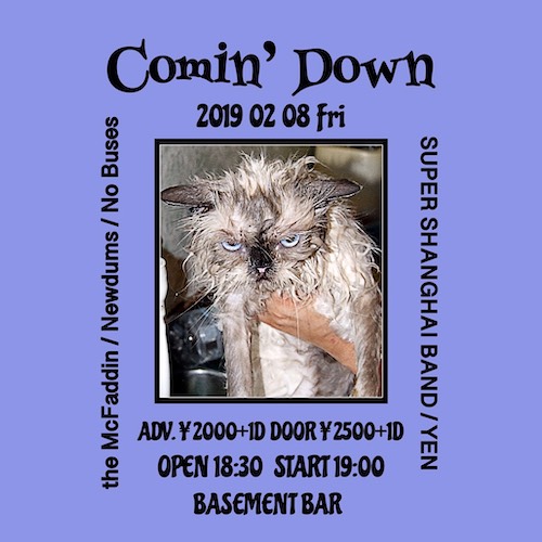 Comin' Down フライヤー