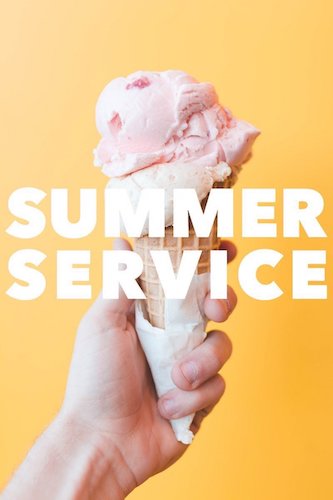 SUMMER SERVICE フライヤー