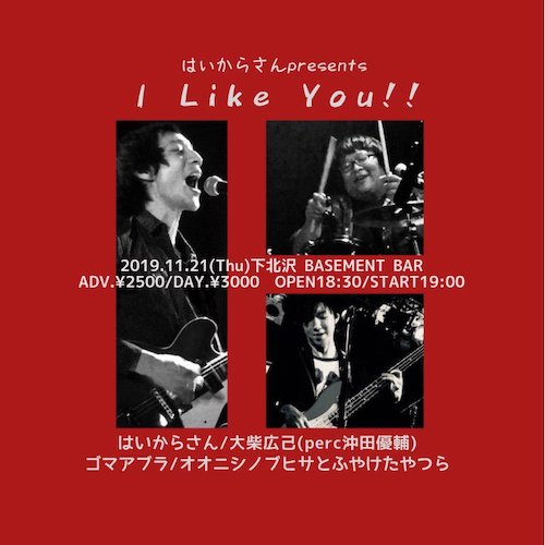 I Like You!! フライヤー