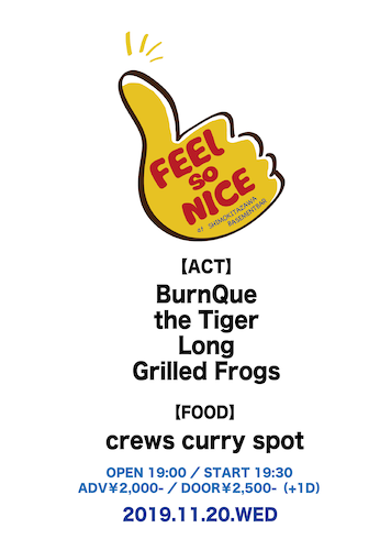 FEEL SO NICE フライヤー