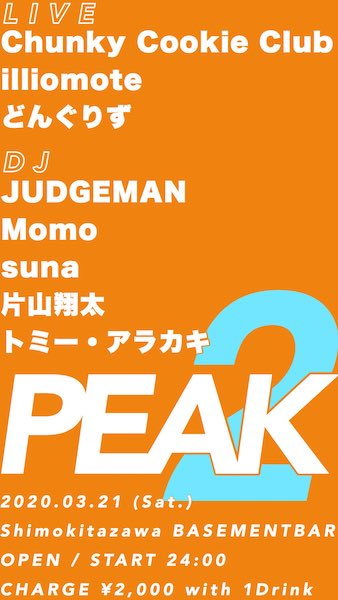 PEAK 2 フライヤー