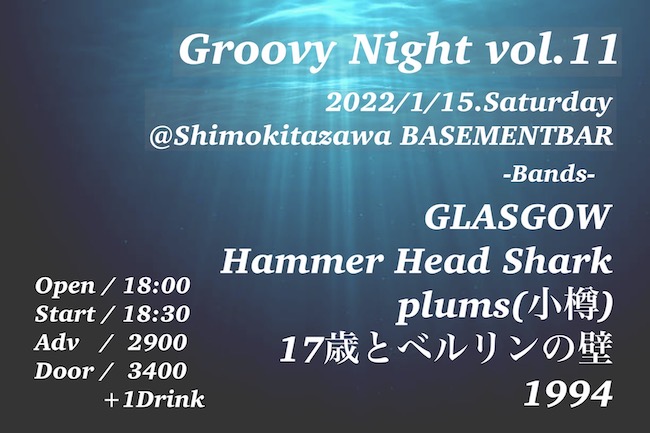 Groovy Night vol.11 フライヤー