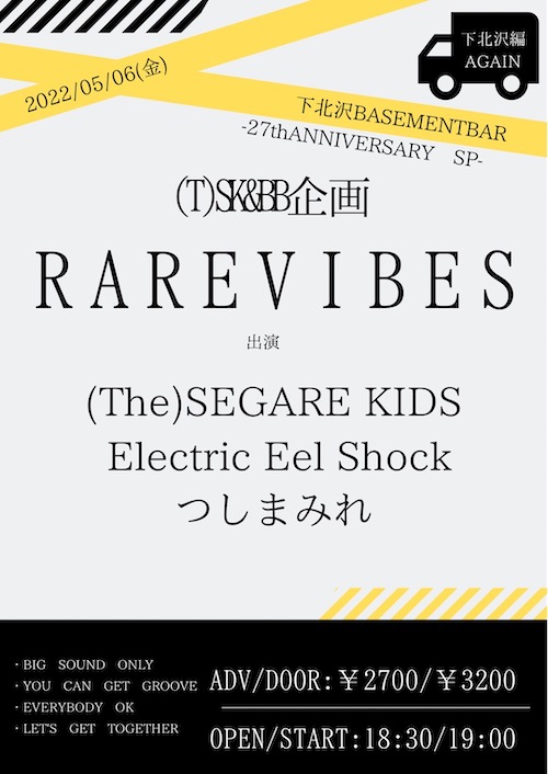 RARE VIBES フライヤー