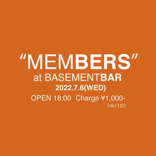 MEMBERS フライヤー