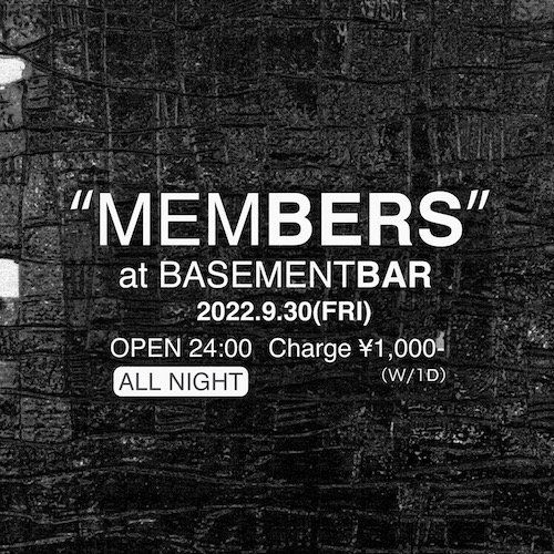 MEMBERS フライヤー