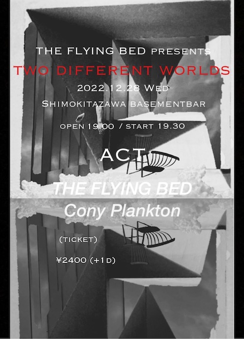 TWO DIFFERENT WORLDS フライヤー