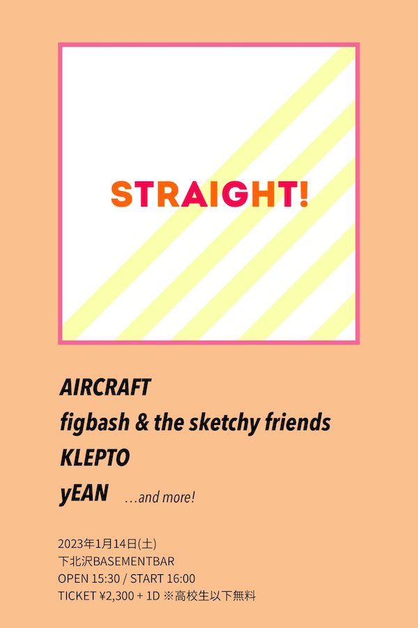 STRAUGHT! フライヤー
