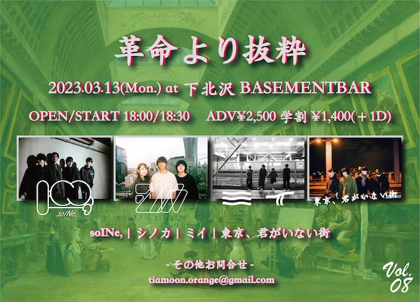 革命より抜粋 フライヤー