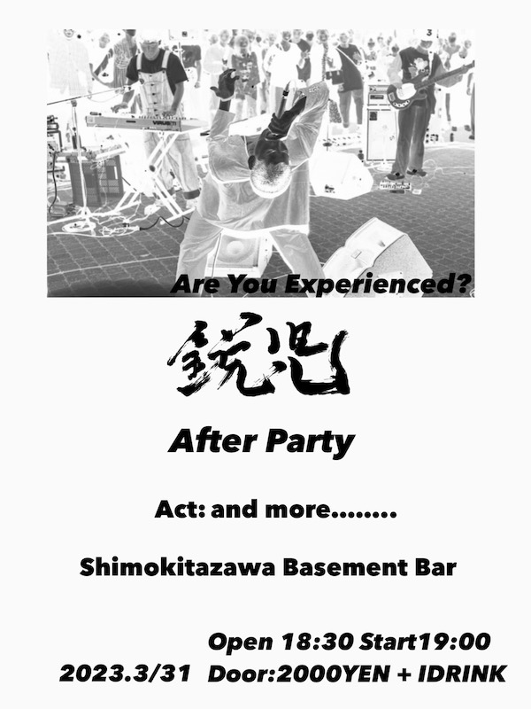 Are You Experienced？After Party フライヤー