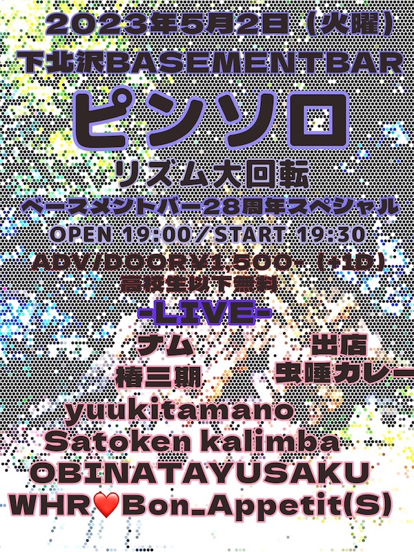 ピンソロリズム大回転 フライヤー