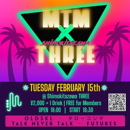 MTM×shimokitazawa THREE フライヤー