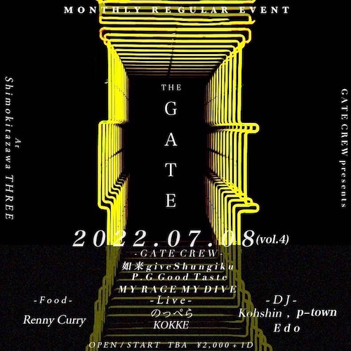 THE GATE vol.4 フライヤー