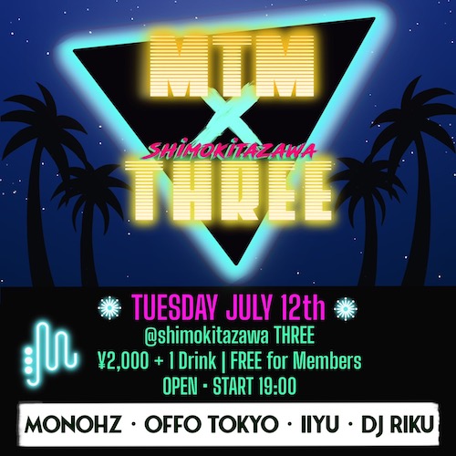 MTM×shimokitazawa THREE フライヤー