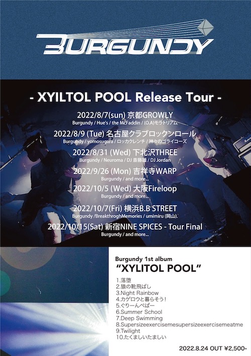 「XYILTOL POOL」release party フライヤー