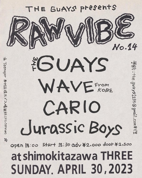 RAW VIBE no.14 フライヤー