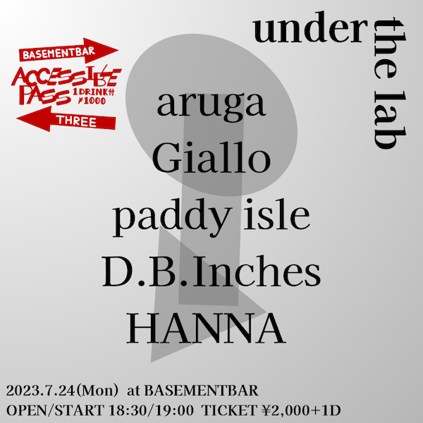 under the lab フライヤー