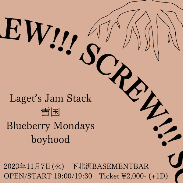 SCREW!!! フライヤー
