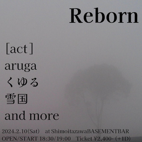 Reborn フライヤー