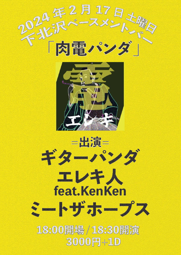 肉電パンダ フライヤー