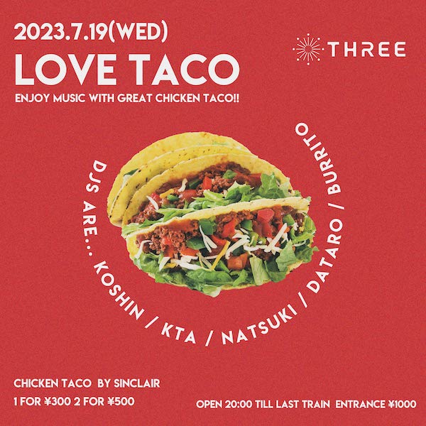 LOVE TACO フライヤー