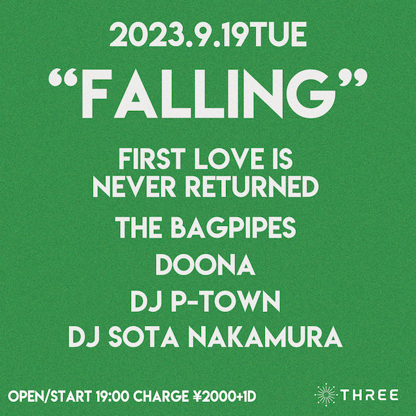 FALLING フライヤー
