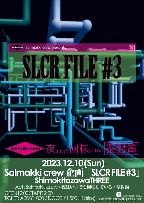 SLCR FILE#3 フライヤー