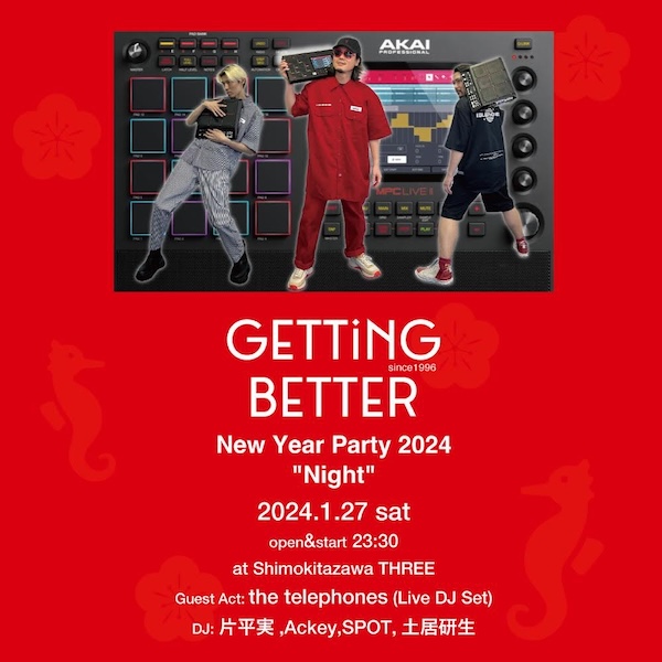 Getting Better
New Year Party 2024
"Night" フライヤー