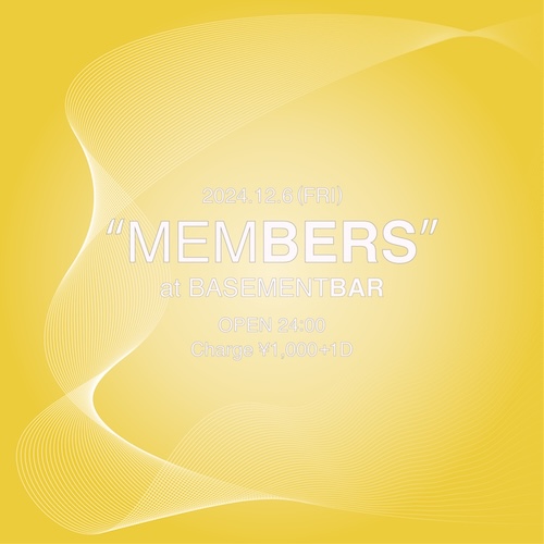 MEMBERS フライヤー