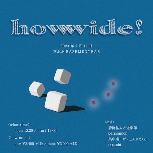 howwide! フライヤー