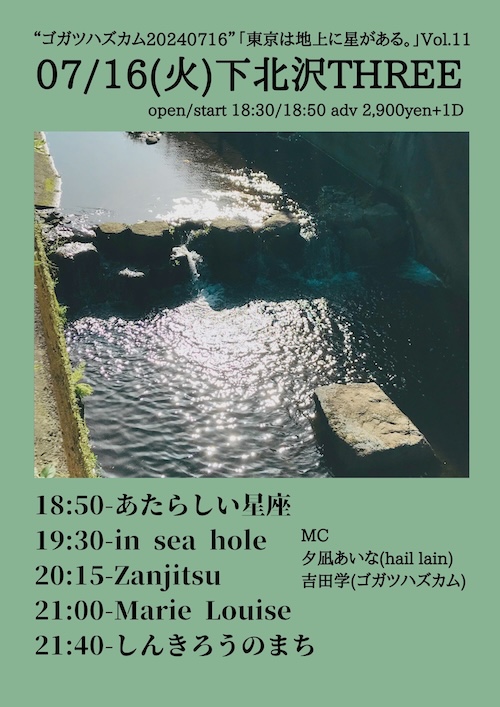 「東京は地上に星がある。」Vol.11 フライヤー