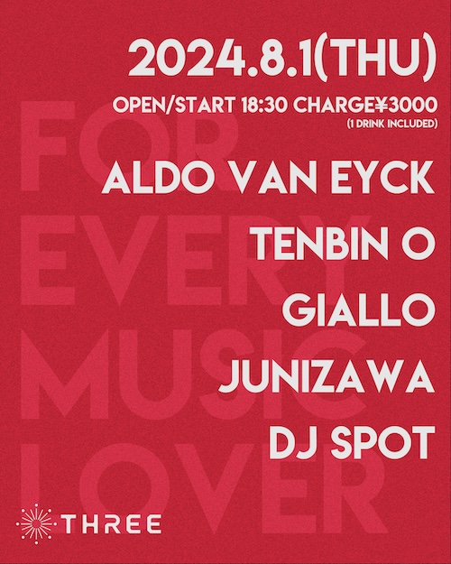 FOR EVERY MUSIC LOVER フライヤー