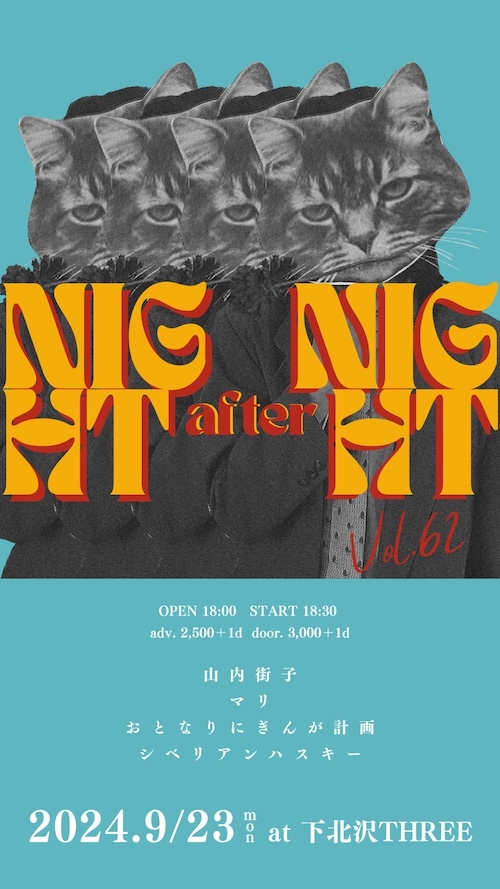 night after night vol.62 フライヤー