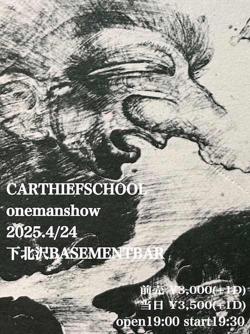 CARTHIEFSCHOOL フライヤー