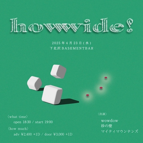 howwide! フライヤー