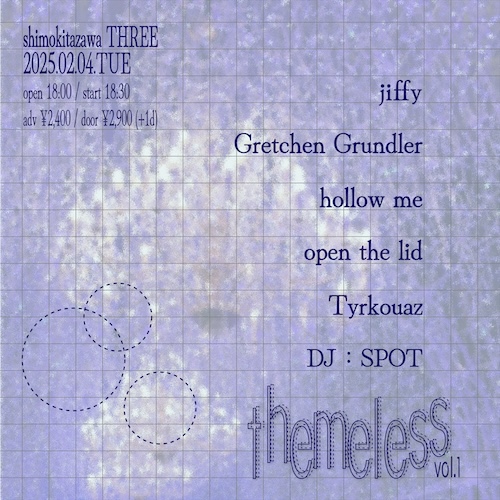 themeless vol.1 フライヤー
