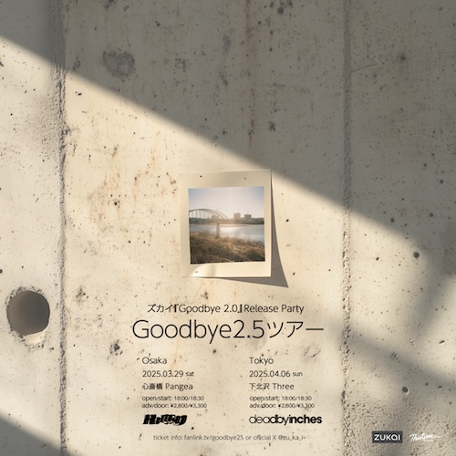 Goodbye2.5ツアー フライヤー