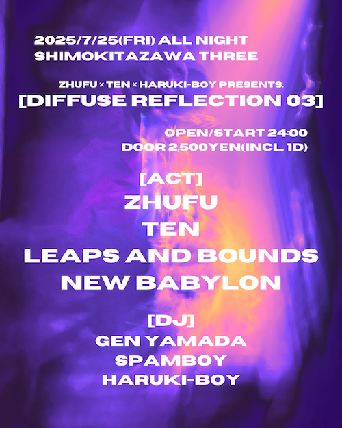 DIFFUSE REFLECTION 03 フライヤー