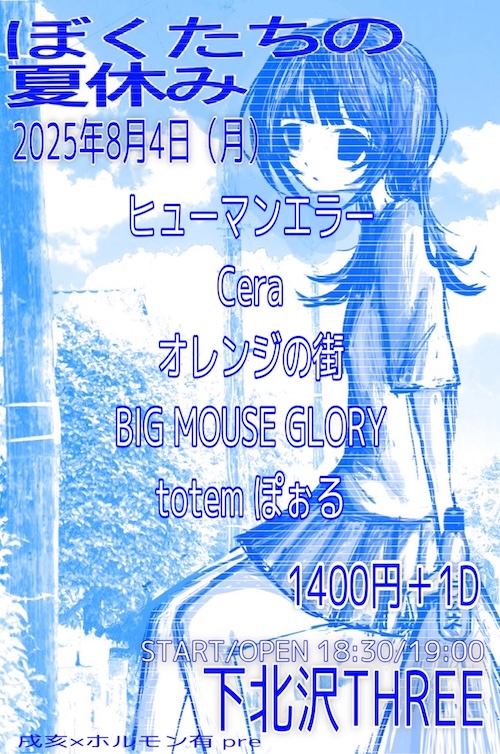 ぼくたちの夏休み フライヤー