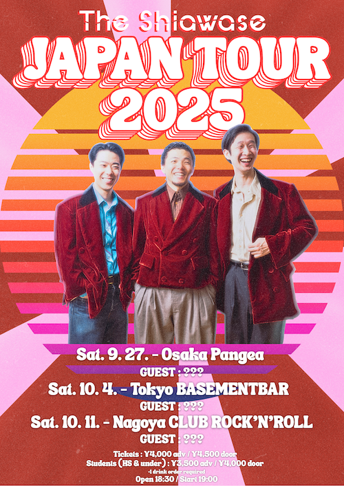 The Shiawase JAPAN TOUR 2025 東京 フライヤー