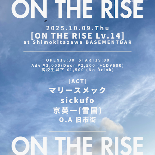 ON THE RISE Lv.14 フライヤー