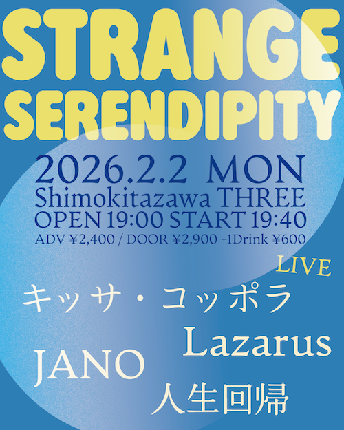 strange serendipity フライヤー
