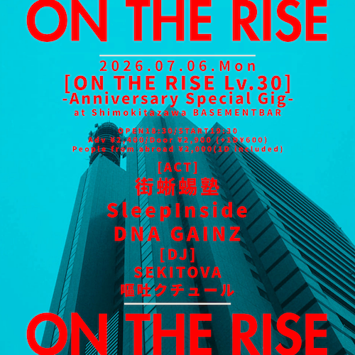 ON THE RISE Lv.30 フライヤー